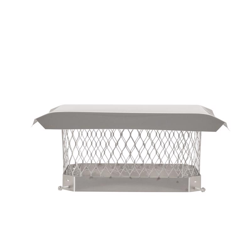 HY-C Shelter various in. Galvanized Stainless Steel Chimney Cover