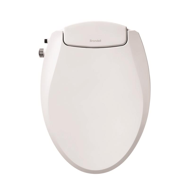 Brondell Swash Ecoseat White Elongated Bidet Toilet Seat