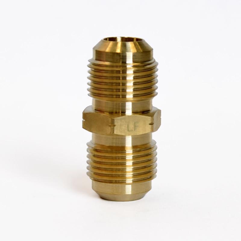 ATC 1/2 in. Flare X 1/2 in. D Flare Yellow Brass Union (Pack of 5)