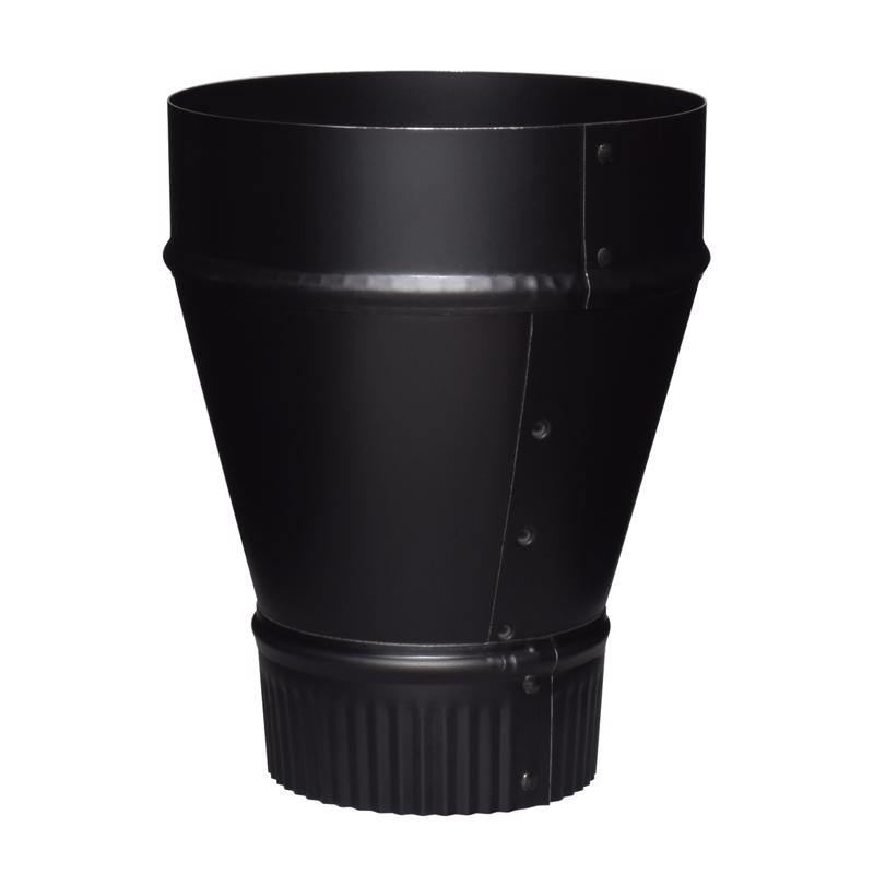 Imperial 6 in. D X 4 in. D Galvanized Steel Stove Pipe Reducer