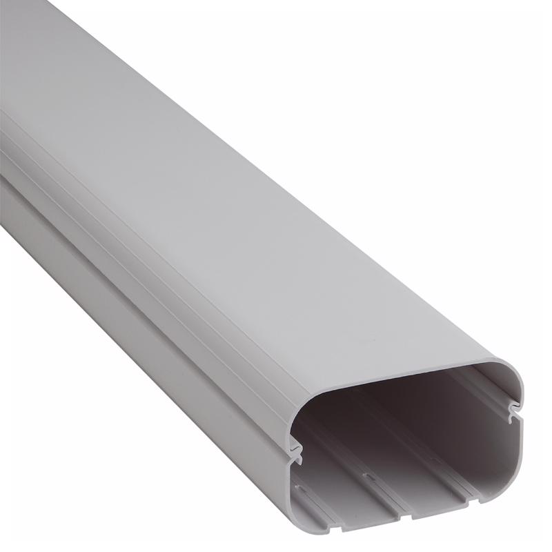 Slimduct Line Set Covers 78 in. W X 3.25 in. H White (Pack of 5)