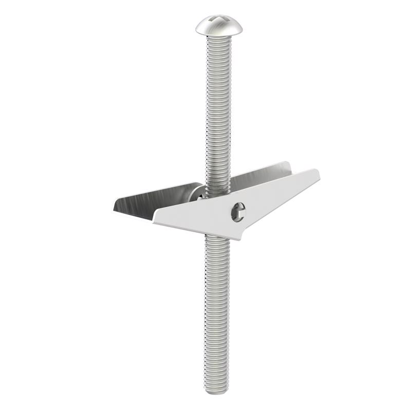 Oakbrook Collection 3 in. L Stainless Steel Grab Bar Anchor