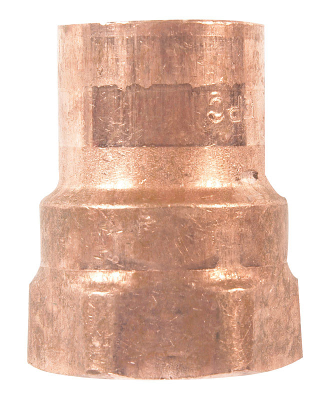 NIBCO 1/2 in. Copper X 1/2 in. D FPT Copper Pipe Adapter 1 pk (Pack of 25)