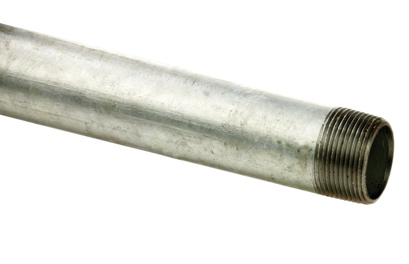 B&K Mueller 1-1/4 in. D X 60 in. L Galvanized Steel Pre-Cut Pipe