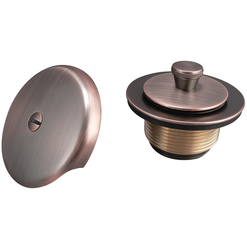 Keeney Lift N Turn Bath Drain Trim Kit Metal