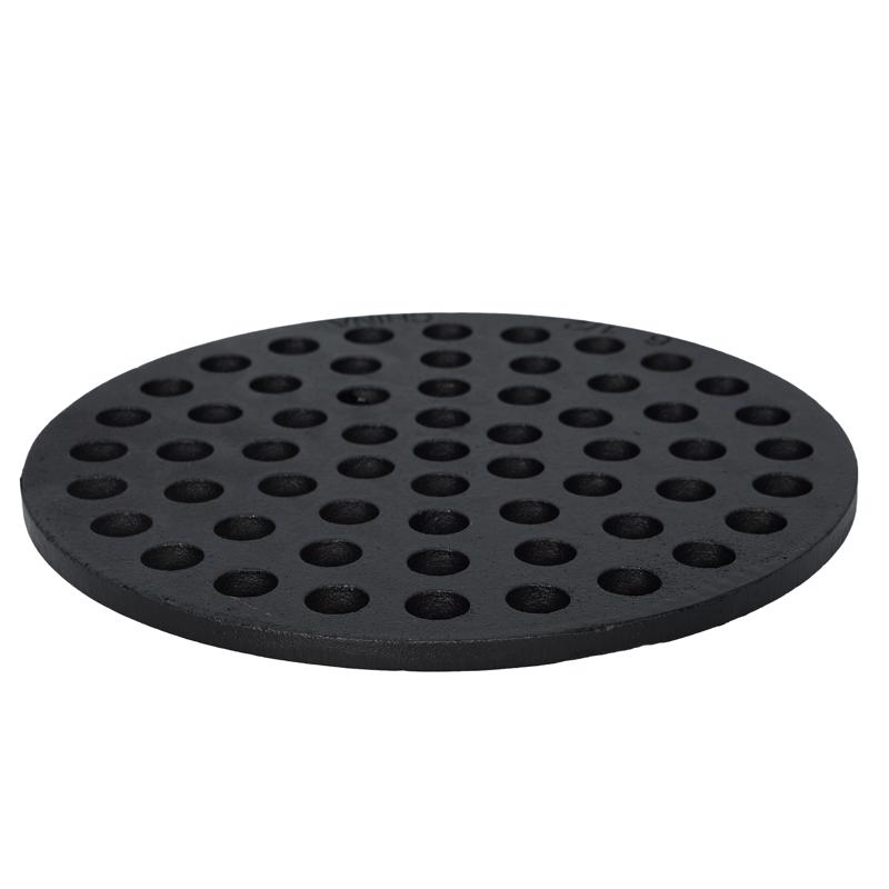 Sioux Chief 6-1/2 in. Matte Black Round Cast Iron Floor Drain Strainer
