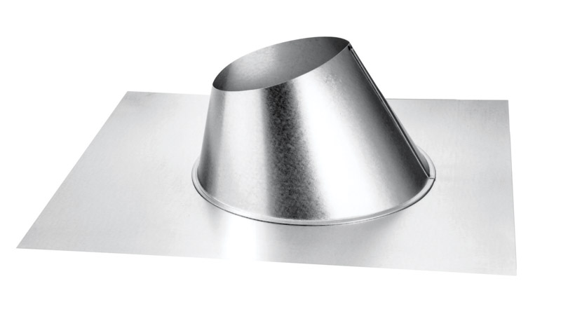 DuraVent DirectVent 6 in. D Galvanized Steel Adjustable Fireplace Roof Flashing (Pack of 6)