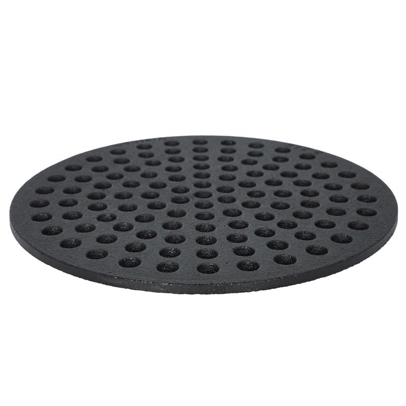 Sioux Chief 8-7/8 in. Matte Black Round Cast Iron Floor Drain Strainer