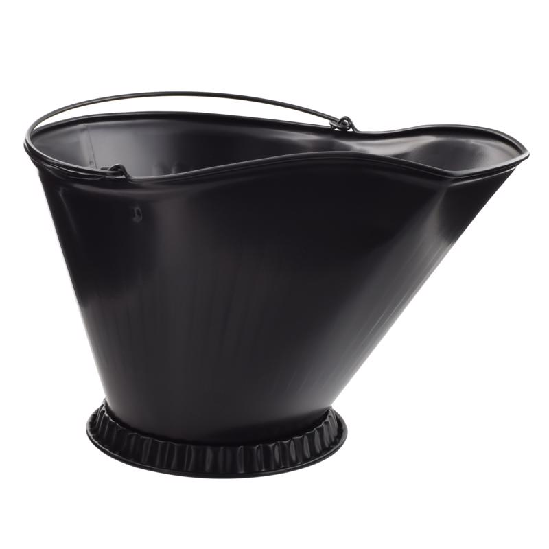 Imperial Black Powder Coated Steel Coal Hod (Pack of 6)
