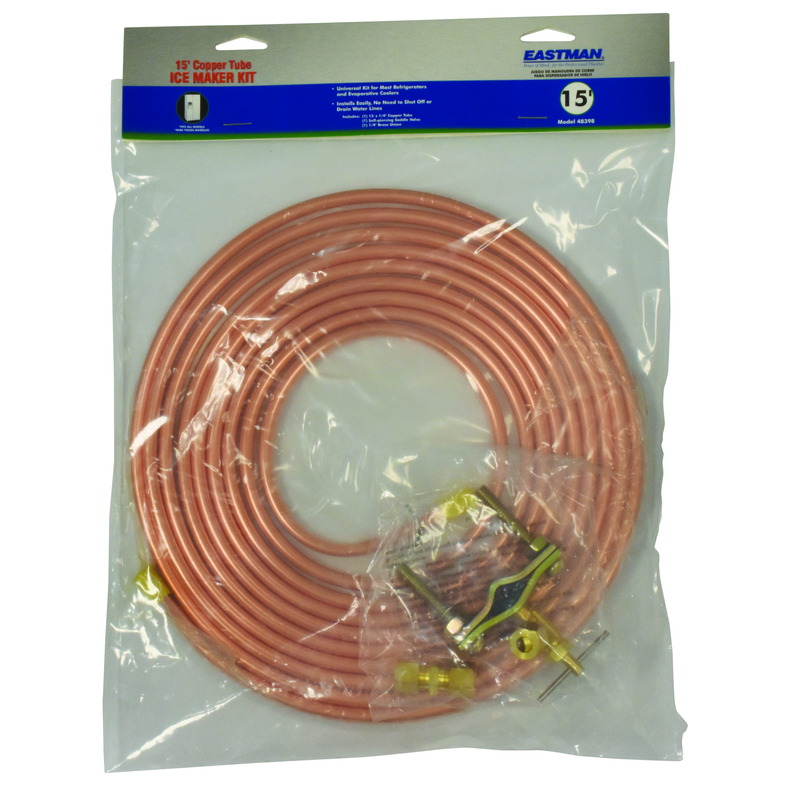 Eastman 1/4 in. Compression X 1/4 in. D Compression 15 ft. Copper Installation Kit