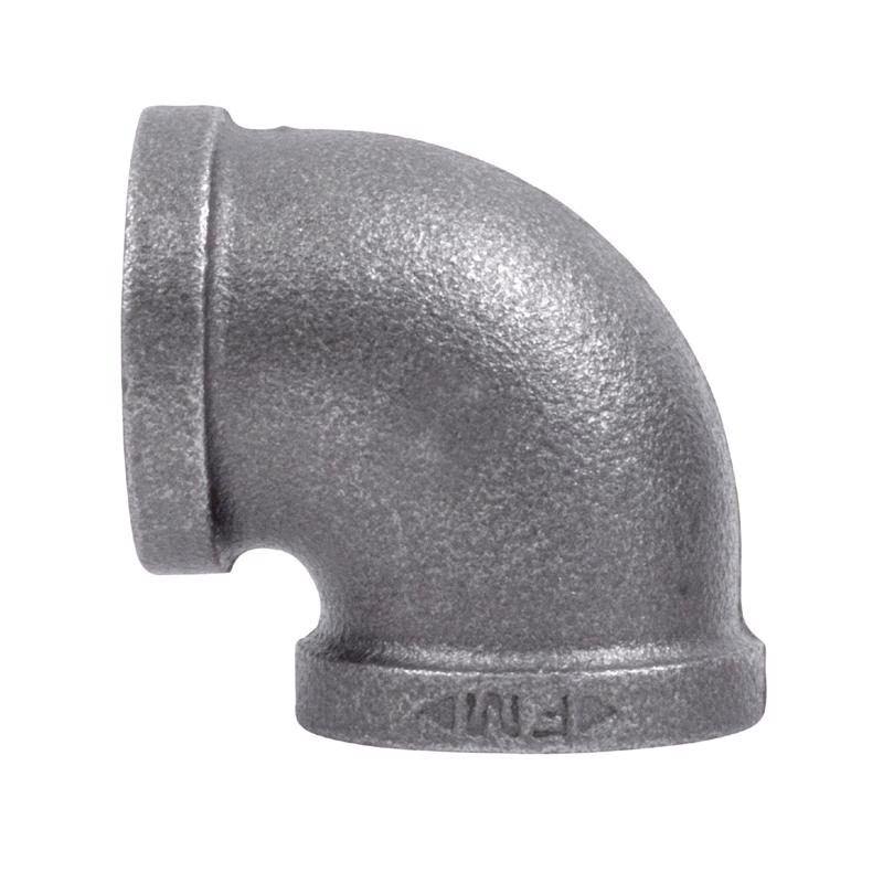 STZ Industries 1/2 in. FIP each X 1/2 in. D FIP Black Malleable Iron 90 Degree Elbow (Pack of 5)