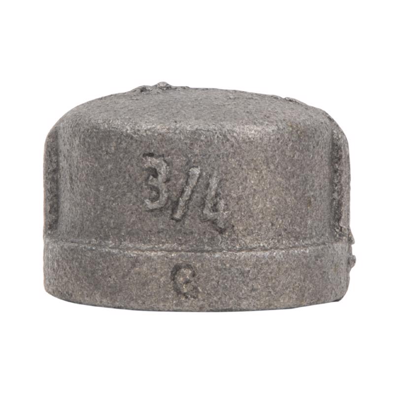 STZ Industries 3/4 in. FIP each Black Malleable Iron Cap (Pack of 5)