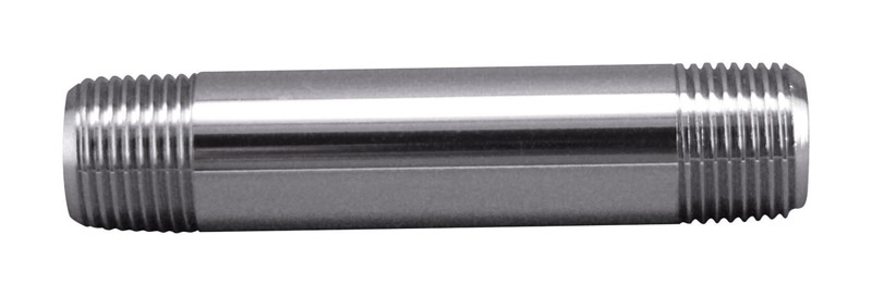 Plumb Pak 3/8 in. IPS in. X 3/8 in. D IPS Polished Chrome Brass Pipe Nipple 3 in. L