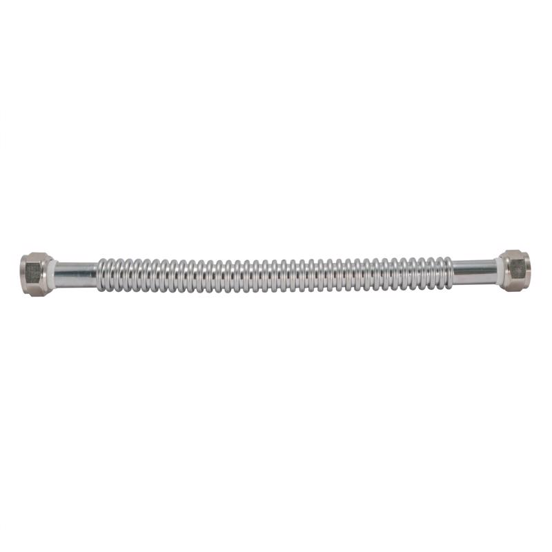 Eastman ProCoat 3/4 in. FIP X 3/4 in. D FIP 24 in. Stainless Steel Water Heater Supply Connector