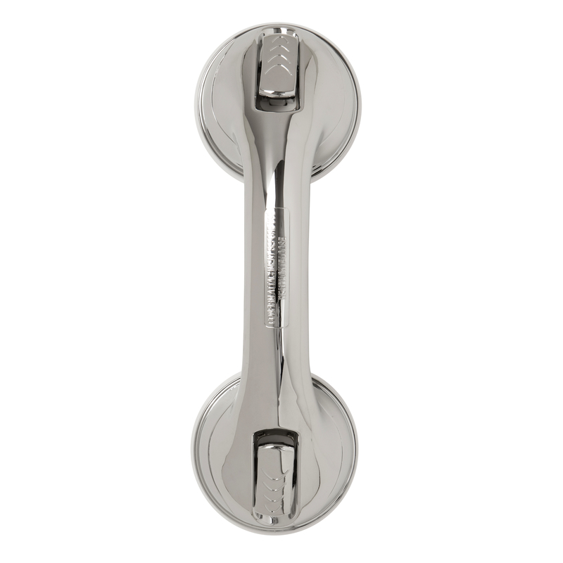 Mommy's Helper 4 in. L Chrome Plastic Suction Cup Grab Bar (Pack of 2)