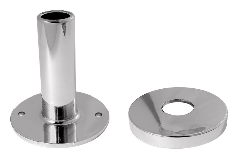 Keeney Chrome Plated Flange and Tube 1/2 in.