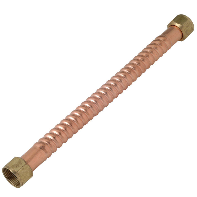 Homewerks 3/4 in. FIP in. X 3/4 in. D FIP 18 in. Copper Water Heater Supply Line
