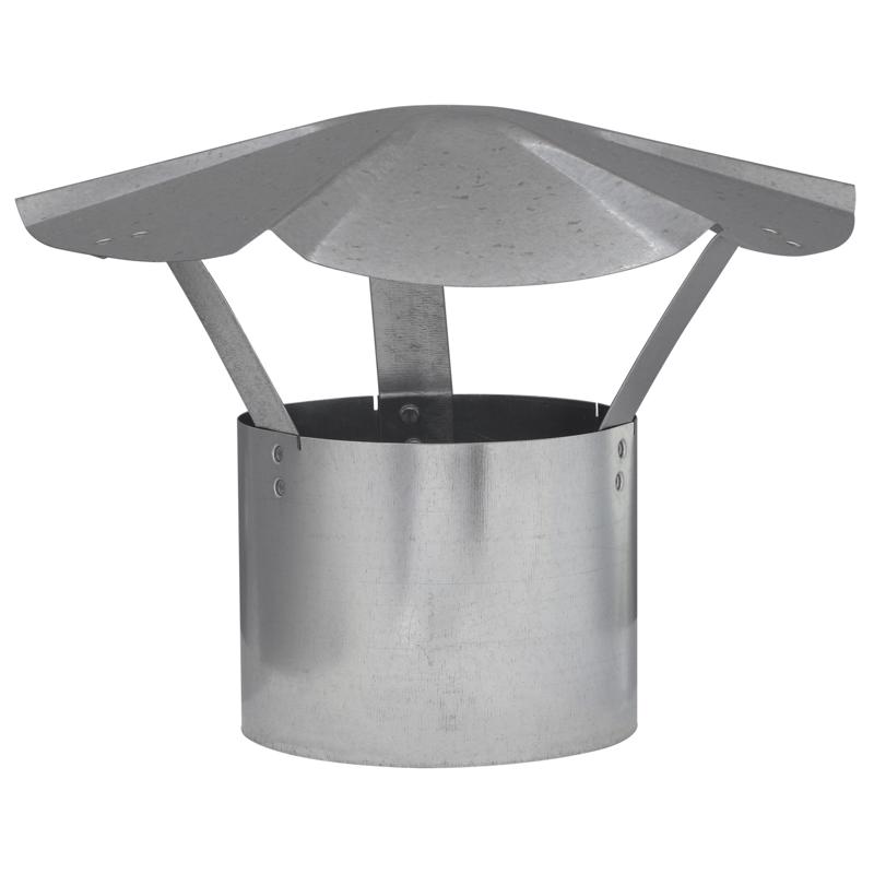Imperial 5 in. D Galvanized Steel Rain Cap (Pack of 10)