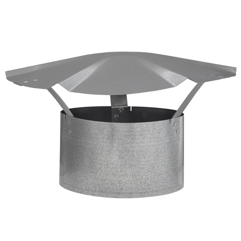 Imperial 6 in. D Galvanized Steel Rain Cap (Pack of 6)