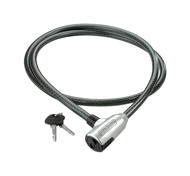 Schlage 60 in. H X 1/2 in. W X 5 ft. L Steel Key Cable Lock
