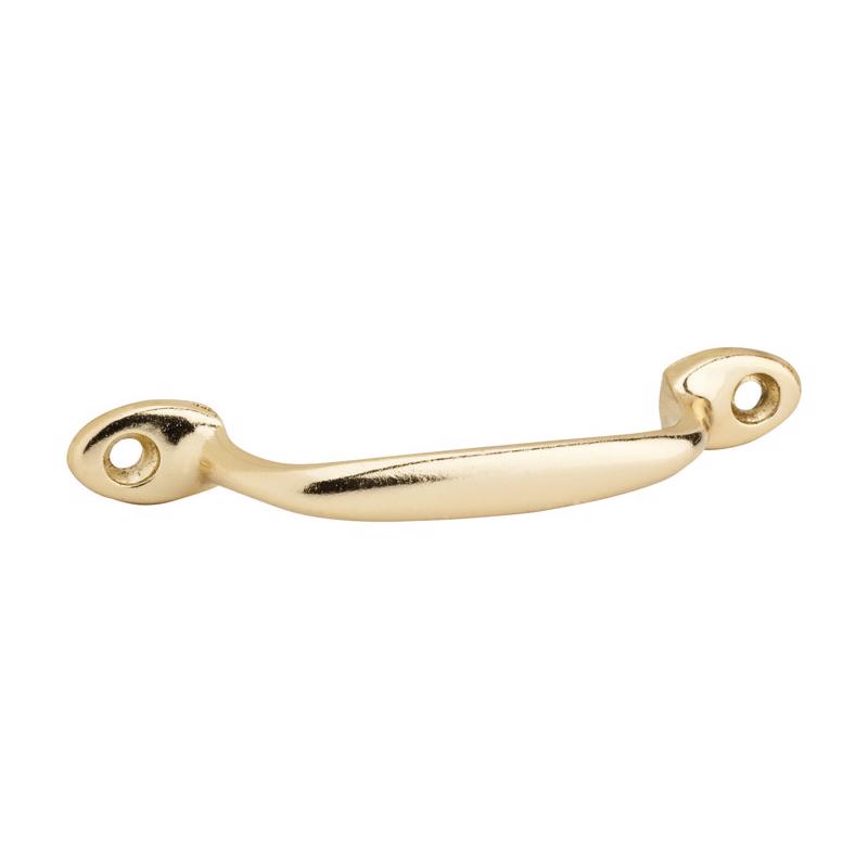 Ives 4-7/8 in. L Bright Brass Aluminum Screen Door Pull (Pack of 20)
