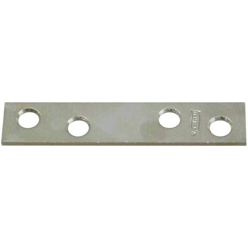 National Hardware 3 in. H X 0.63 in. W X 0.10 in. D Zinc-Plated Steel Mending Brace (Pack of 40)