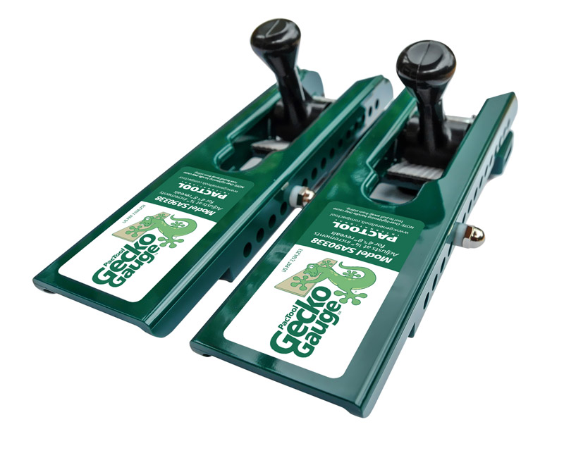 PacTool Gecko Gauge 8 in. X 3/8 in. D LP Siding Tool 2 pk