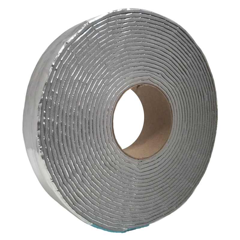 Frost King 2 in. W X 30 ft. L X 1/8 in. 2.0 Reflective Fiberglass Pipe Insulation Wrap Roll 5 sq ft (Pack of 12)
