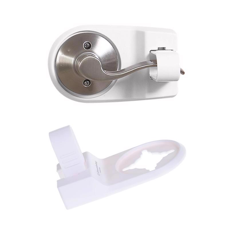 Dreambaby White Plastic Lever Handle Lock 1 pk (Pack of 6)
