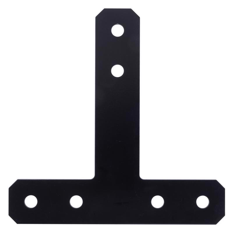 Hampton 3/16 in. H X 12 in. W X 12 in. L Black Steel T-Plate