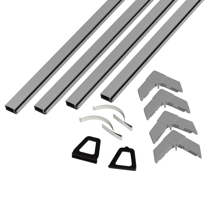 Phifer Wire Mill Gray Aluminum 5/16 in. W X 60 in. L Screen Frame Kit 1 pk