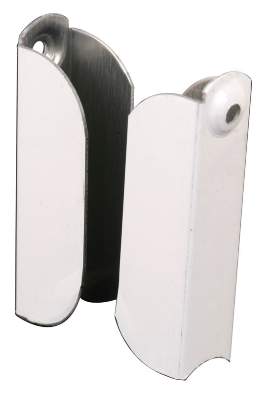 Prime-Line Painted White Aluminum 7/16 in. W X 2 in. L Screen Top Hanger 2 pk (Pack of 6)