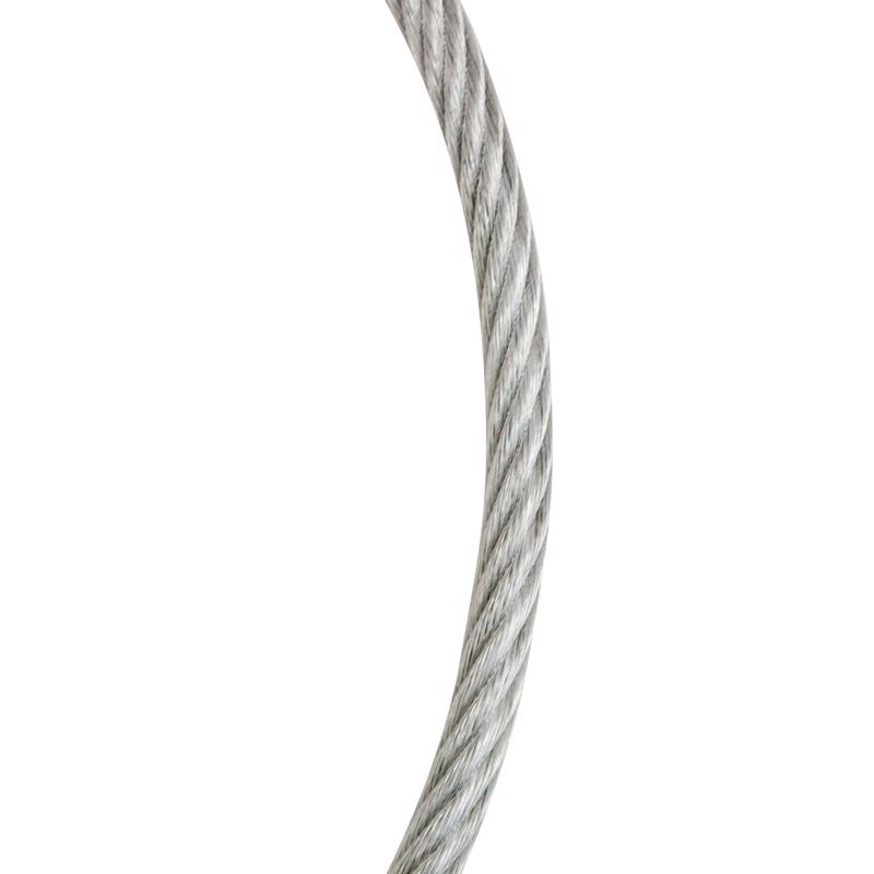 Koch Industries 3/16-1/4 in. D X 20 ft. L Galvanized Clear Vinyl Coated Wire Rope Cable (Pack of 5)