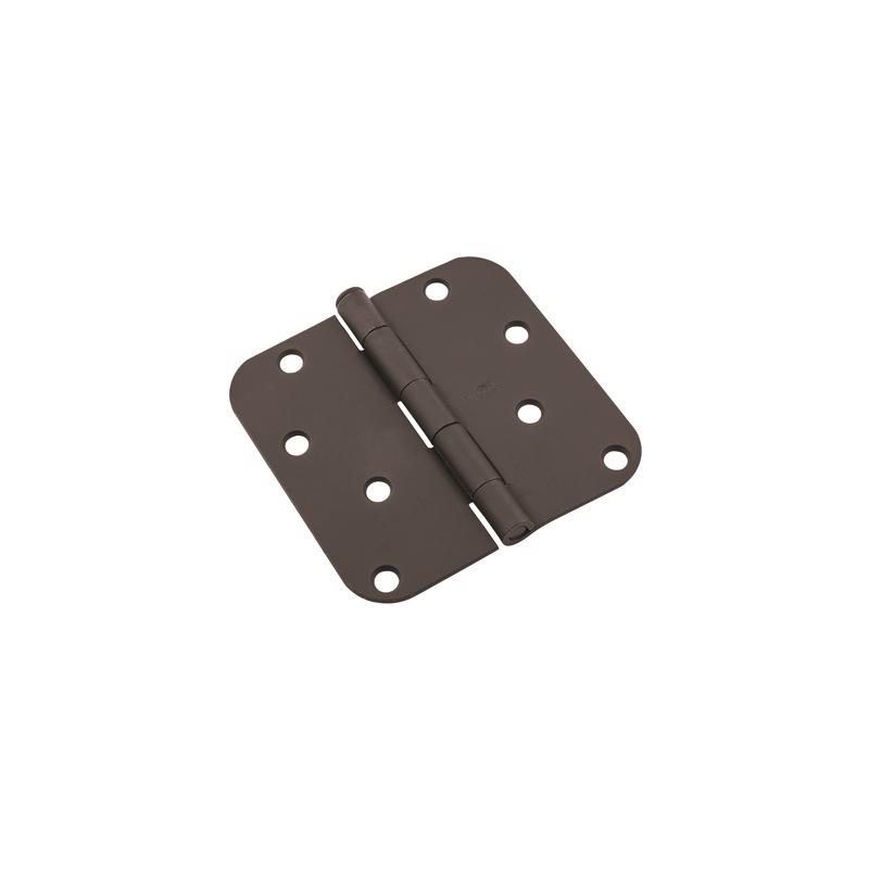 National Hardware 4 in. L Black Door Hinge 1 pk