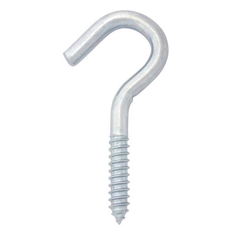 Hampton Small Zinc-Plated Silver Steel 4.25 in. L Clothesline Hook 300 lb 1 pk (Pack of 10)