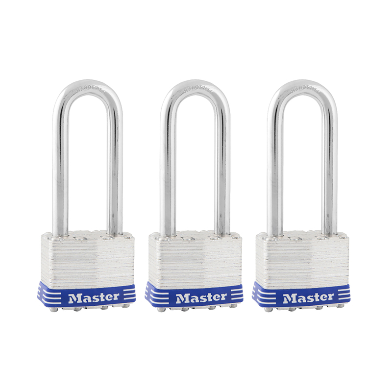 Master Lock 4-11/16 in. H X 1-3/4 in. W Laminated Steel Double Locking Exterior Padlock