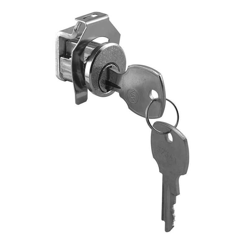 Prime-Line Brushed Nickel Steel Clockwise Mailbox Lock For Florence 2