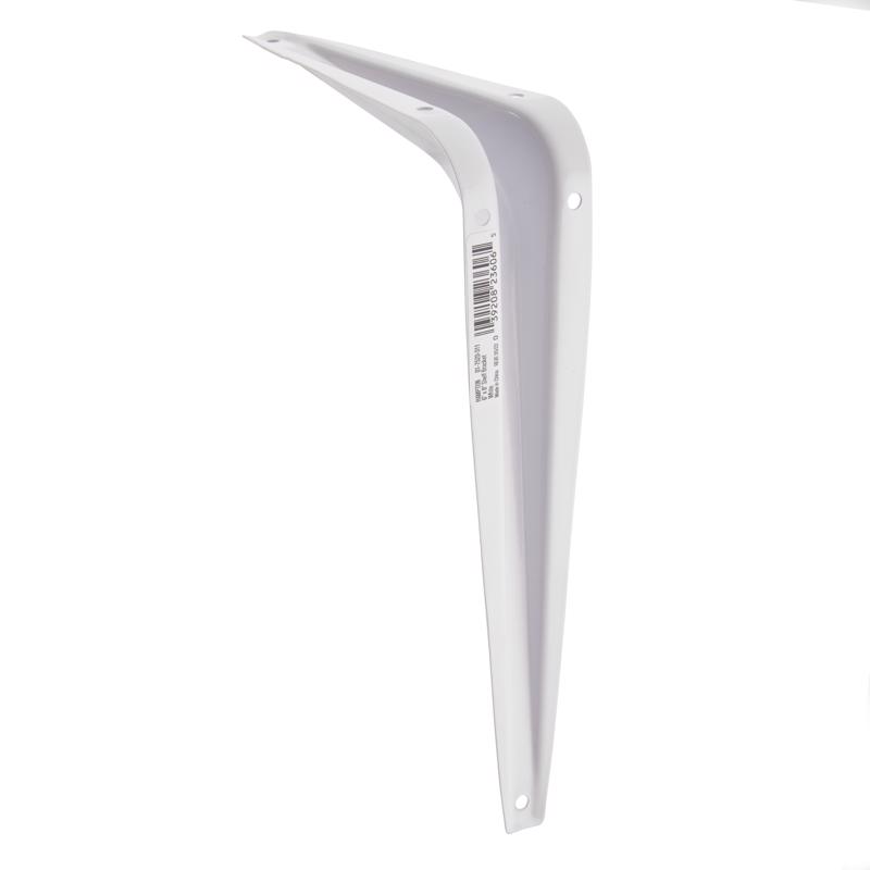 Hampton White Steel Shelf Support 18 Ga. 6 in. L 100 lb (Pack of 10)