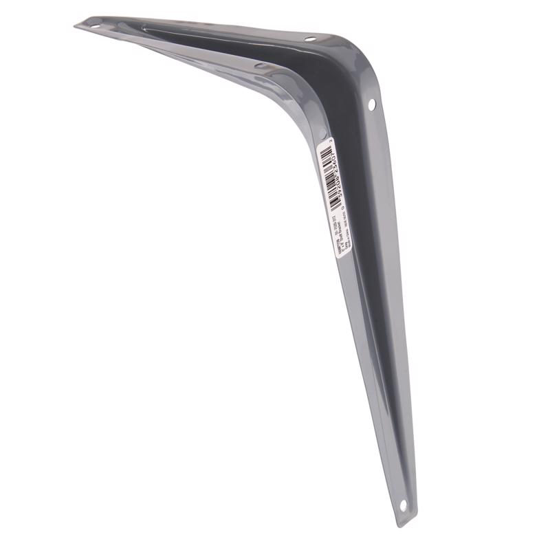 Hampton Gray Steel Shelf Support 18 Ga. 6 in. L 100 lb (Pack of 10)