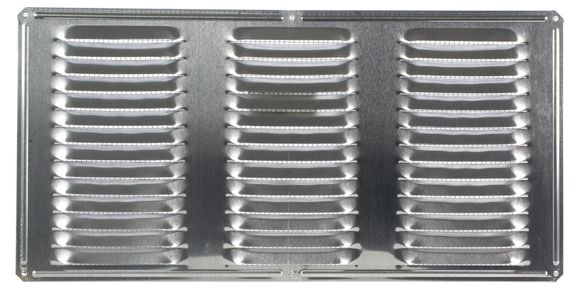 Air Vent 8 in. H X 16 in. L Mill Aluminum Undereave Vent (Pack of 24)