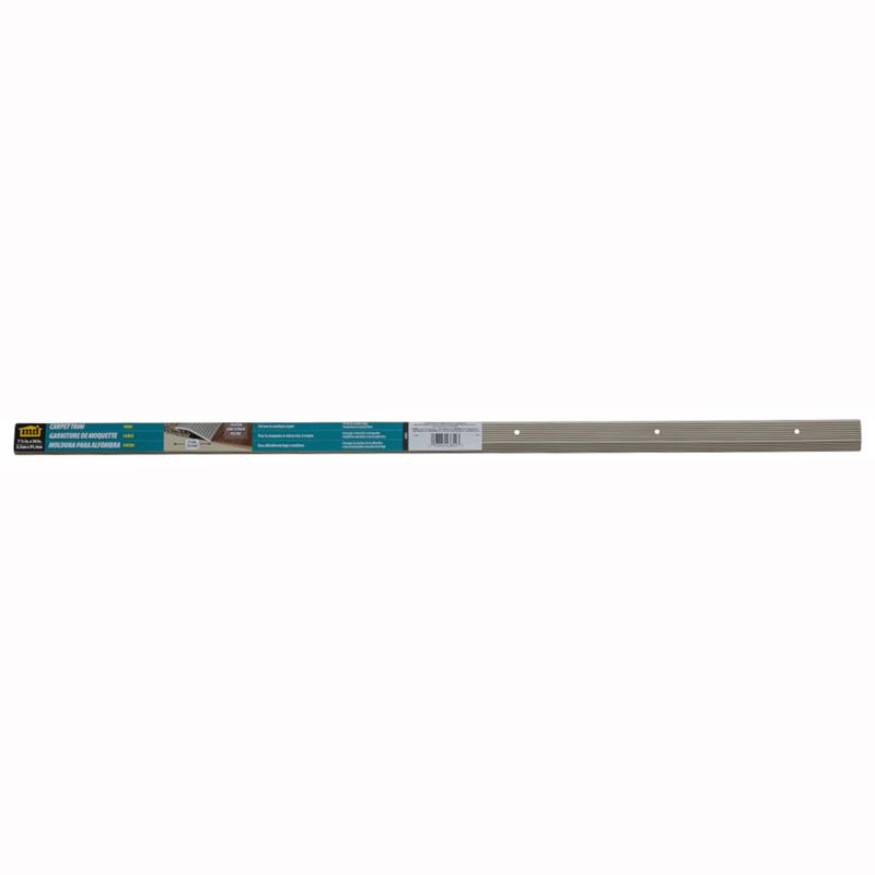 M-D Building Products 0.3 in. H X 1.375 in. W X 36 in. L Prefinished Pewter Aluminum Carpet Trim