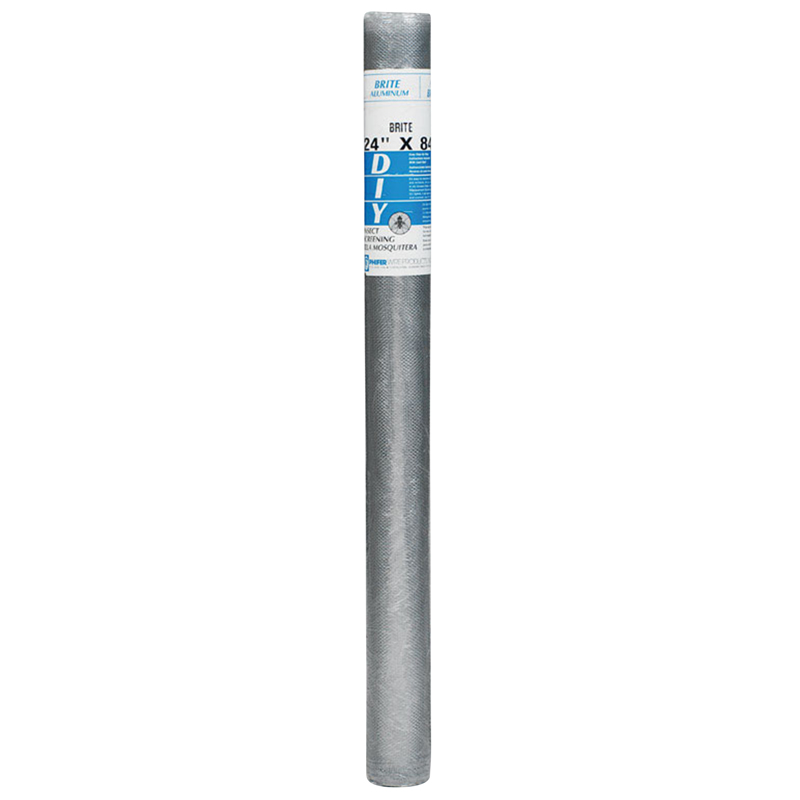 Phifer Wire 24 in. W X 84 in. L Silver Aluminum Insect Screen Cloth (Pack of 8)