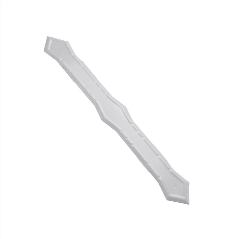 Amerimax 0.25 in. H X 2 in. W X 13.5 in. L White Aluminum K Downspout Strap (Pack of 50)