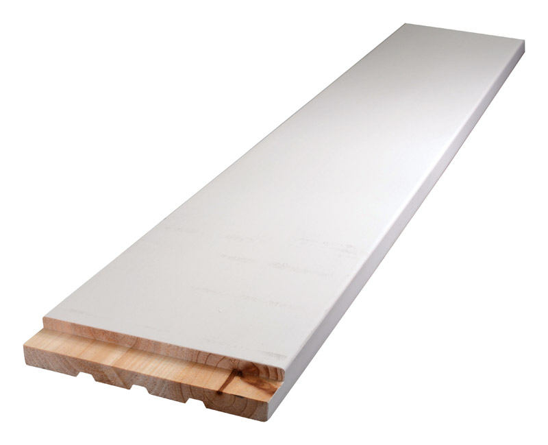 Alexandria Moulding 11/16 in. H X 9/16 in. W X 7 ft. L Prefinished White Pine Molding (Pack of 2)