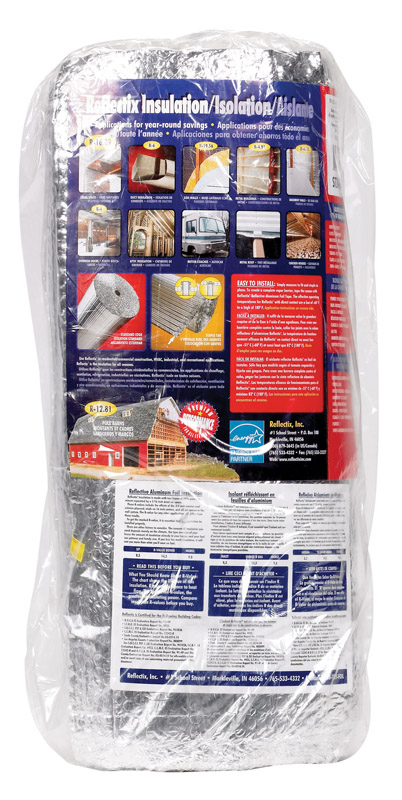 Reflectix 24 in. W X 25 ft. L X 0.3125 in. R-3.7 to R-21 Reflective Radiant Barrier Insulation Roll