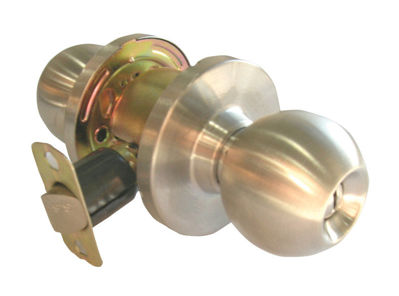 Tell Cortland Satin Chrome Privacy Lockset 1-3/4 in.