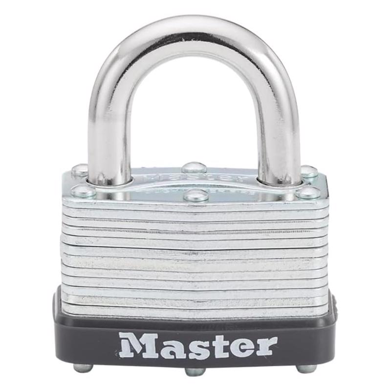 Master Lock 1-1/16 in. H X 1-3/4 in. W X 1-3/4 in. L Laminated Steel Breakaway Warded Padlock (Pack of 12)