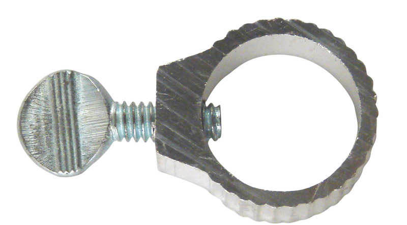 Barton Kramer Silver Aluminum Bracket 1/2 in. L X 0.25 in. H 1 pk