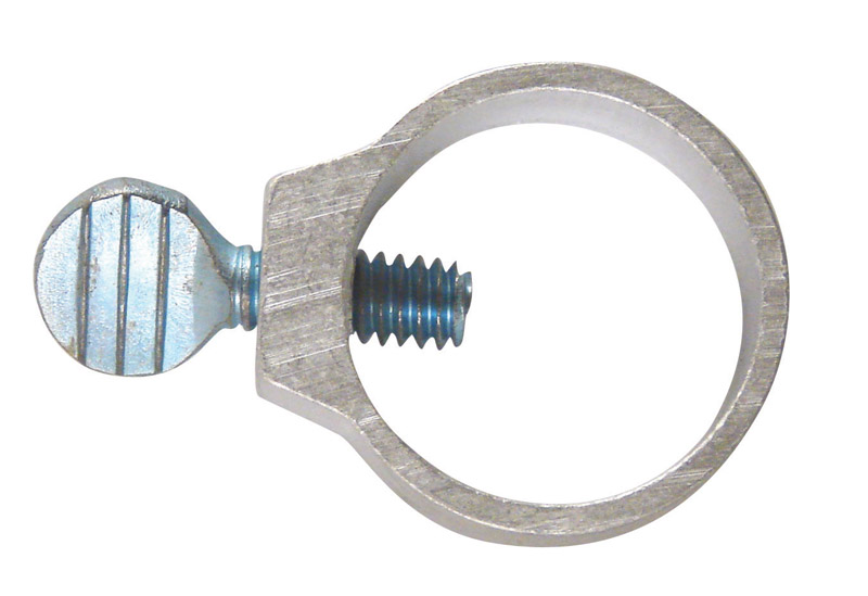 Barton Kramer Silver Aluminum Bracket 1/2 in. L X 1.37 in. H 1 pk