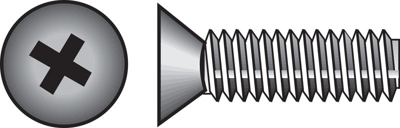 HILLMAN No. 6-32 Ga. X 1-1/2 in. L Phillips Flat Head Stainless Steel Machine Screws 100 pk
